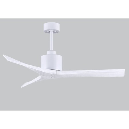 Matthews Fan Co Mollywood 52 Ceiling Fan In Matte White And Matte White Blades" MW-MWH-MWH-52